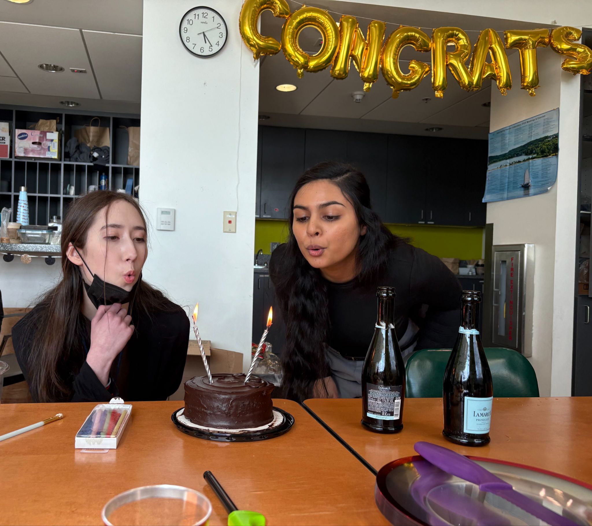 June 2025: Madeline and Trishna pass their quals (on the same day)