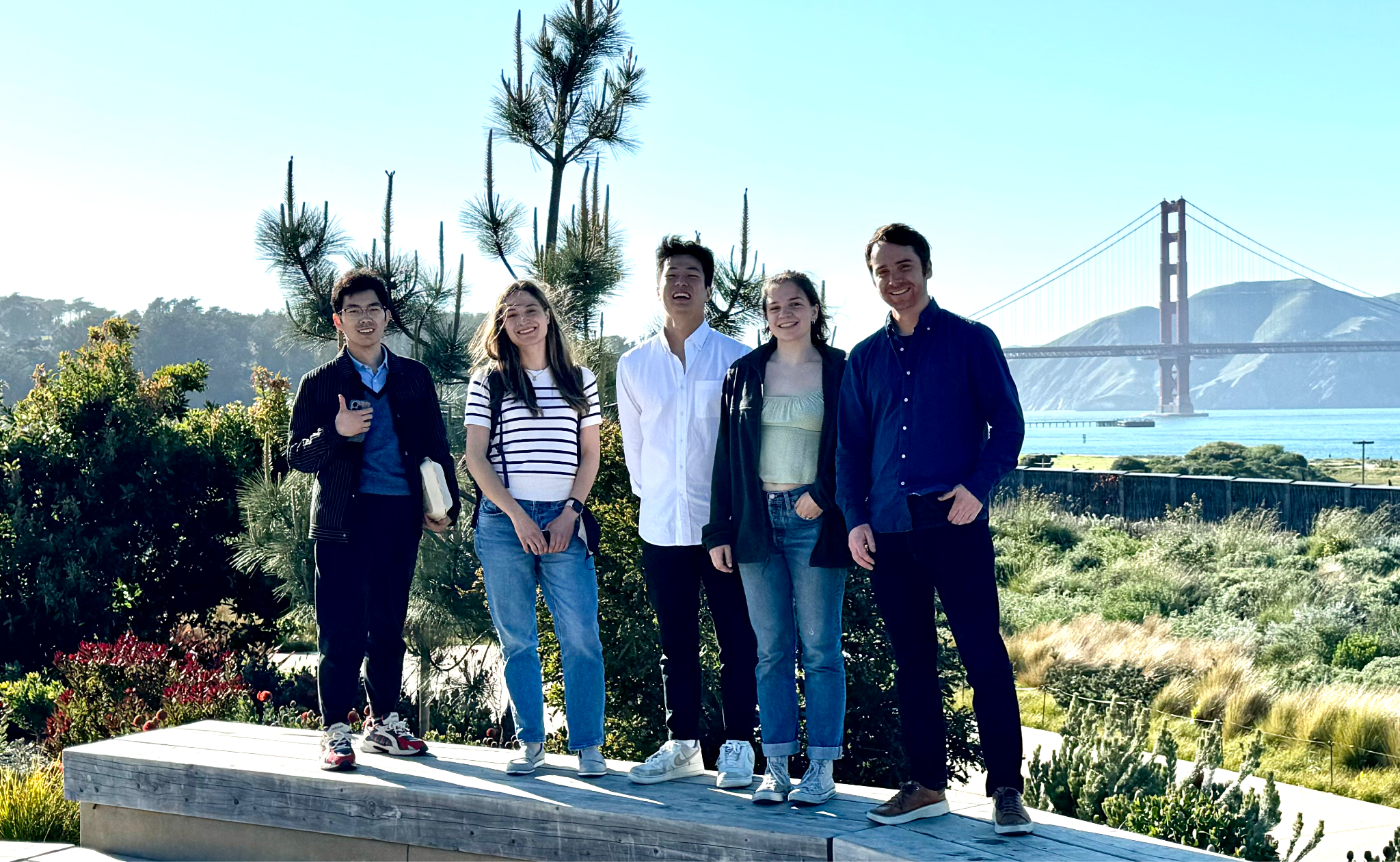 April 2024: Bowling at the Presidio for the 1-year labiversary